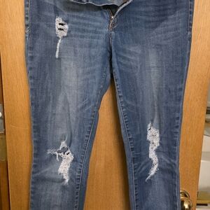 Mossimo Supply Company - Distressed Blue Women's Leggins